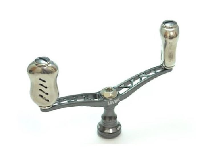 LIVRE Wing 100 Reel Fino Knob for Daiwa (Gunmetallic P + Titanium G)
