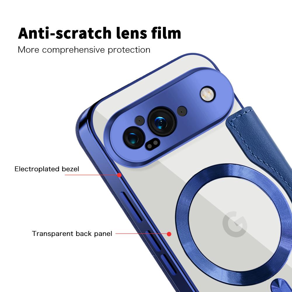 Для Google Pixel 7a/8a/9/9 Pro/9 Pro XL/10/10 Pro/10 Pro XL. Кожаный чехол Yadun Small Fragrance с блокировкой RFID и поддержкой беспроводной зарядки