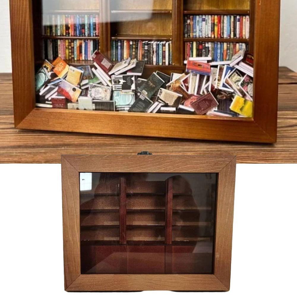 Ручная работа Тревожная книжная полка Домашнее украшение рабочего стола Книжная полка Сенсорные игрушки Статуэтка Статуэтка