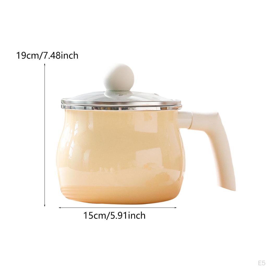 Sauce Pan Cooking Pot for Induction Cooker Enamel Gifts Kitchen Supplies Kitchenware