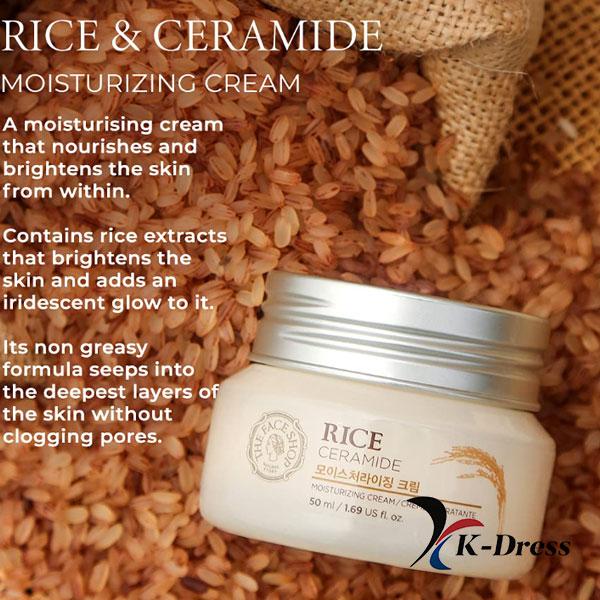 The Face Shop Увлажняющий крем с рисовыми керамидами 50 мл