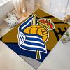 Royal Emblem Soccer Carpet suitable as a non-slip mat for the living room or bedroom sofa