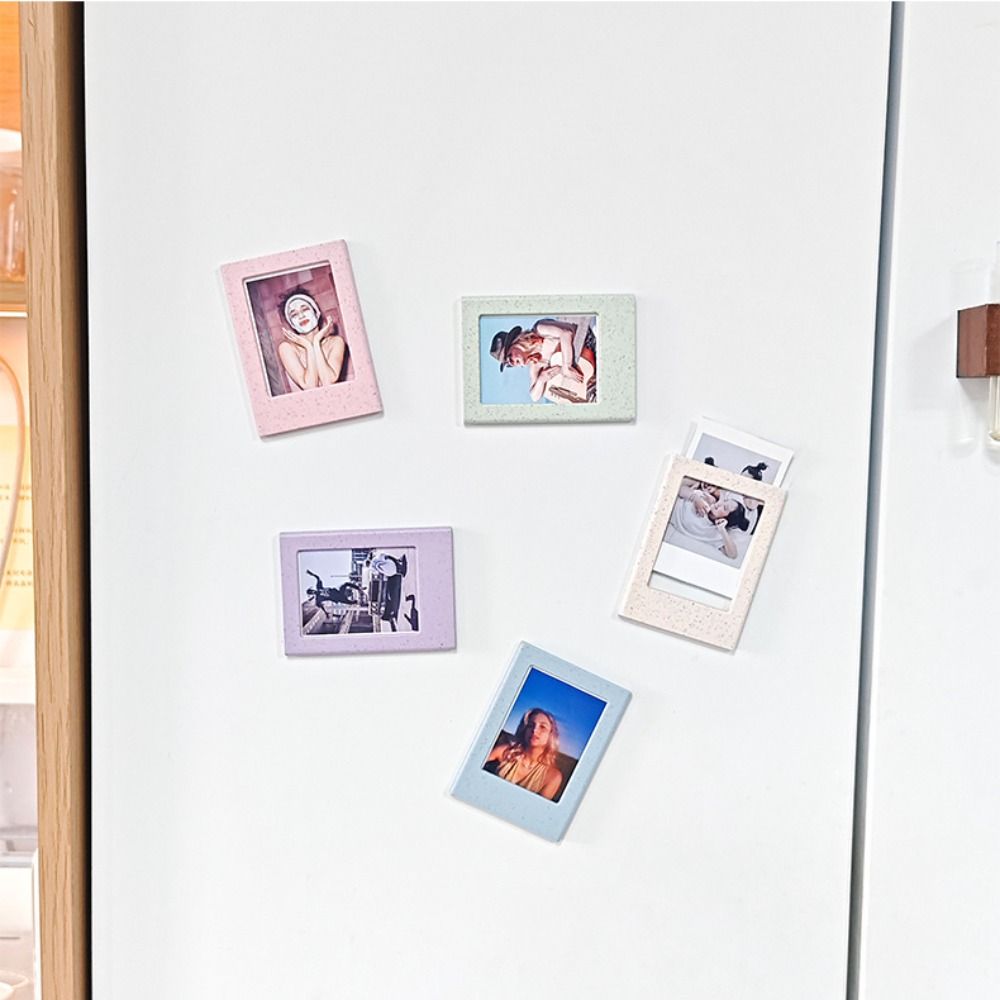 Colorful Instant Camera Photo Frame 3 inch Picture Display Holder New Refrigerator Sticker