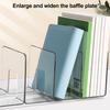 File Organizer for Desk 4 Compartments Large Magazine Manager Document Holder Thickened Bookshelf for Office Home
