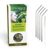 Relaxing Organic Herbal Tea + 4 Stainless Steel Straws