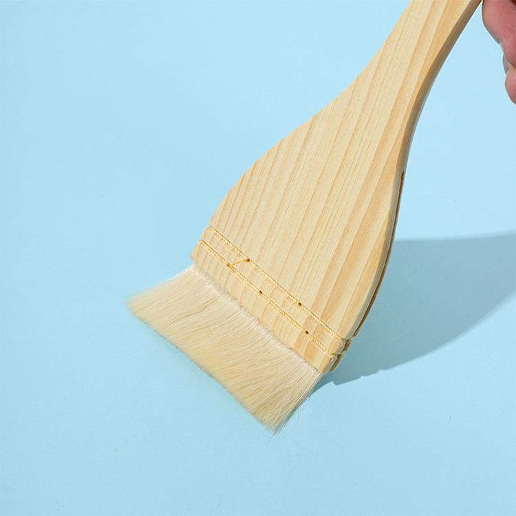 3pcs Flat Hake Sheep Hair Bristles Cleaning Brushes for Notebooks Keyboard