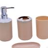 Bathroom Accessories 4 Piece Set, Housewarming Gift, Decor, Mouthwash Cup, Toothbrush