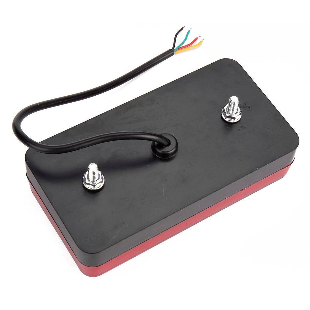 2X 12-80 В 20 светодиодов задний указатель поворота стоп-сигнал желтый и красный для прицепа грузовика