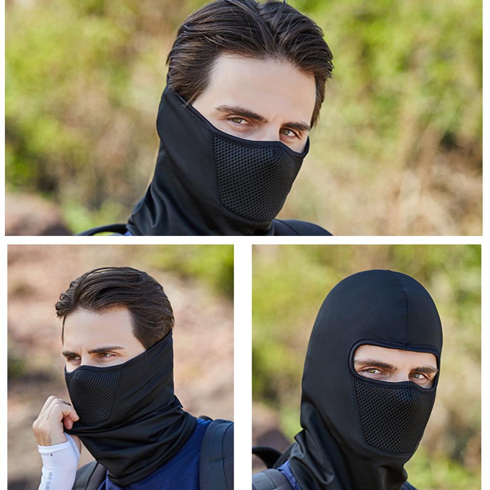 Мужская маска для пешего туризма и велоспорта, шарф, дышащая, для шеи, спортивная защита от ультрафиолета, летняя маска для лица Mo F6E5