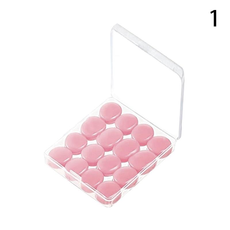 16 шт. силиконовые беруши многоразовые силиконовые восковые беруши плавание формованные беруши шумоподавление защита для сна