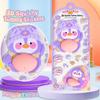 Silicone Foam Animal Belly Squishy Stickers 3D DIY Scrapbook Decor Stress Relief Decals  for Kids