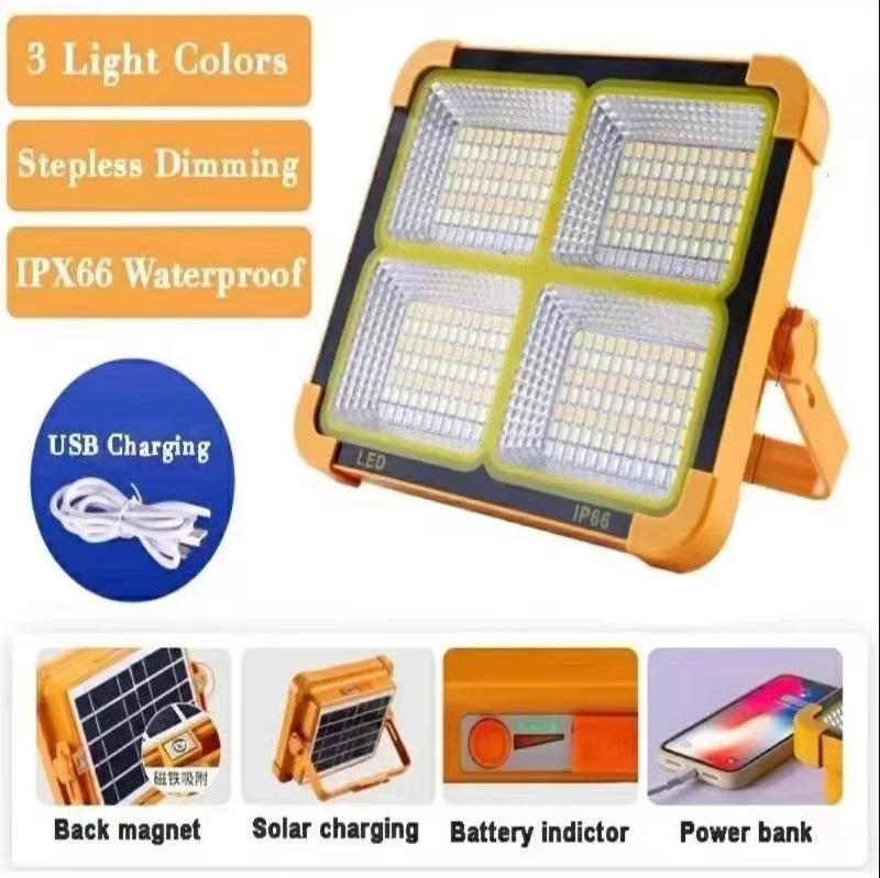 Светодиодный прожектор USB перезаряжаемый прожектор кемпинговый фонарь портативный уличный прожектор мощный фонарь рабочее освещение