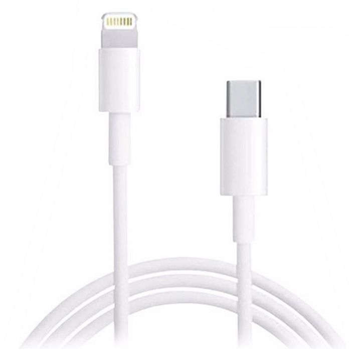 Chargeur Rapide 25W USB-C + Câble USB-C vers Lightning pour iPhone XSMax 6.5" Couleur Blanc - Visiodirect -