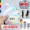 10/20Pcs Anti Degaussing Shield Card Anti Rfid Blocking Reader Lock Card Holder Id Bank Card Case