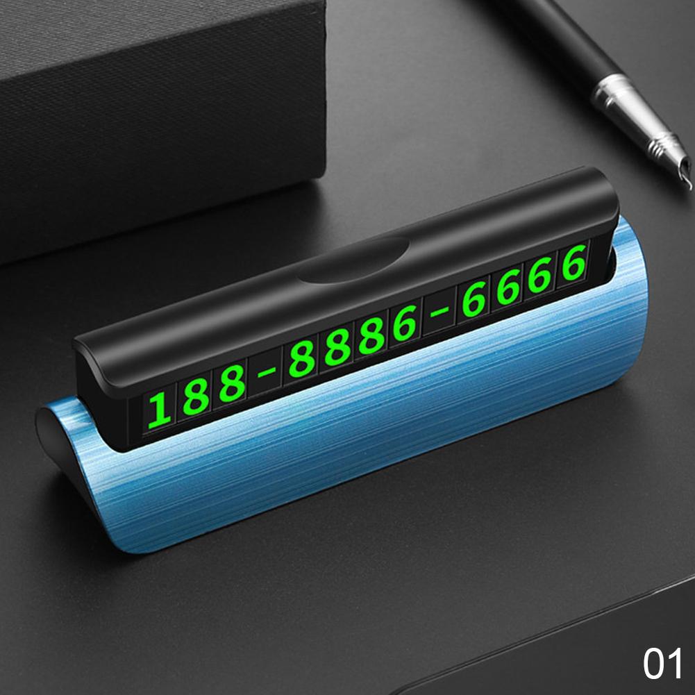 Скрытый светящийся автомобильный номерной знак, автомобильная наклейка, ночник, номер телефона в автомобиле для стайлинга автомобилей, временная парковочная карта