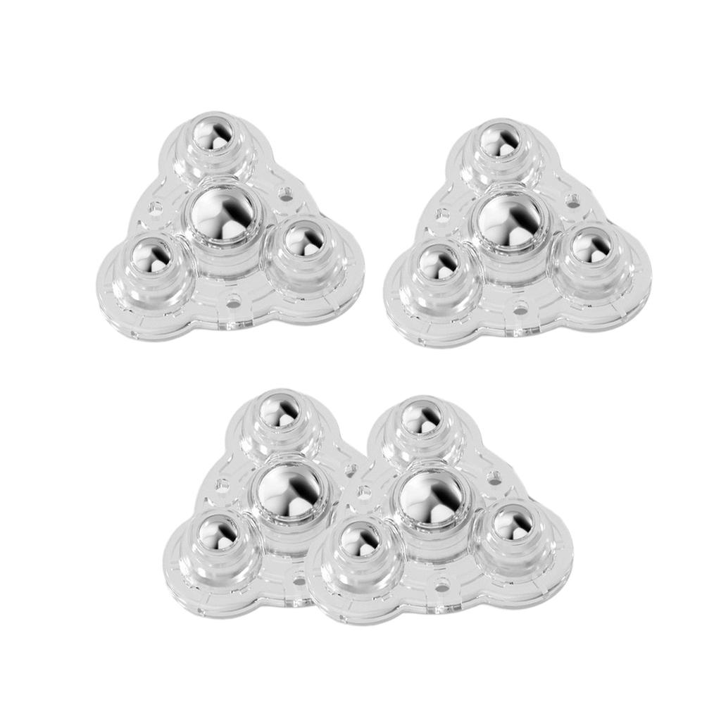 4 шт. Легко крепящиеся мебельные ролики с клейкой основой, многократного использования, колеса с не прокалываемым основанием, простая установка для дома и офиса