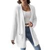 Ladies'  And Winter Knitted Sweater Casual Cardigan Double Pocket Sweater Jacket
