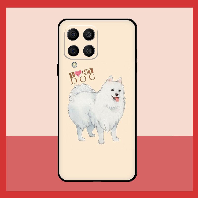 Чехол для собаки Японский шпиц для Samsung Galaxy M11 M31 M14 M34 M54 M12 M32 M52 M15 M13 M06 M16 M36 M56 M53 M35 M55