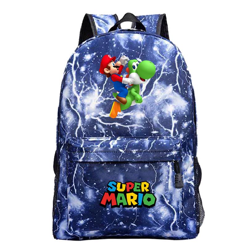 Peripheral Backpack Animation Cartoon Game Schoolbag Creative Pattern Heat Transfer Backpack