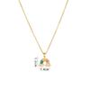 Trendy Zircon Butterfly Flower Pendant Necklace Stainless Steel High Grade Geometric Jewelry Party Gifts For Women Girls