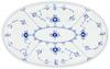 [Официально импортировано] Blue Fluted Plain Овальное блюдо, 23,5 см, Свадебный подарок, Номер продукта 1016759