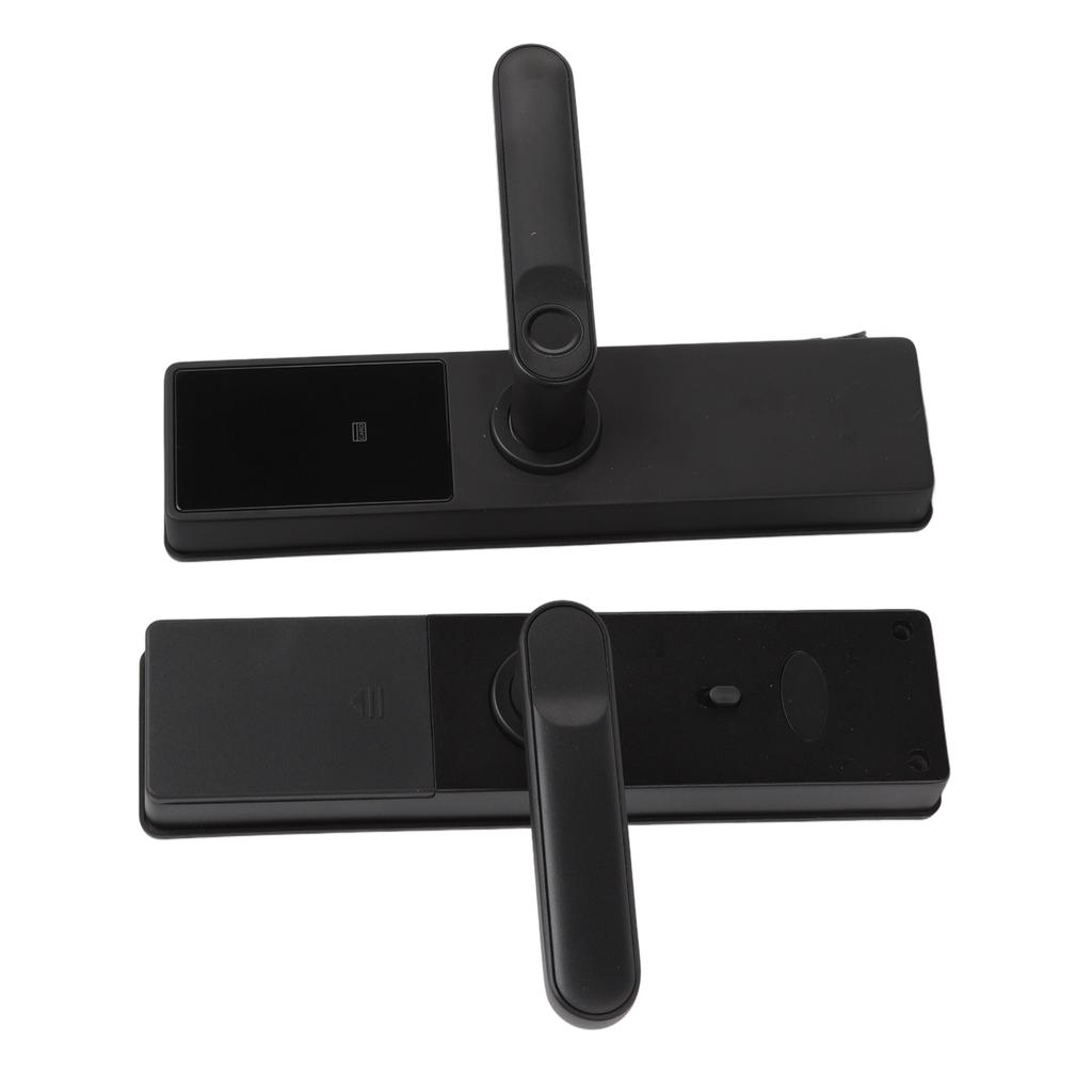 6V Smart Door Lock WIFI Zinc Alloy Black for Tuya APP Password Fingerprint Combination Lock for
