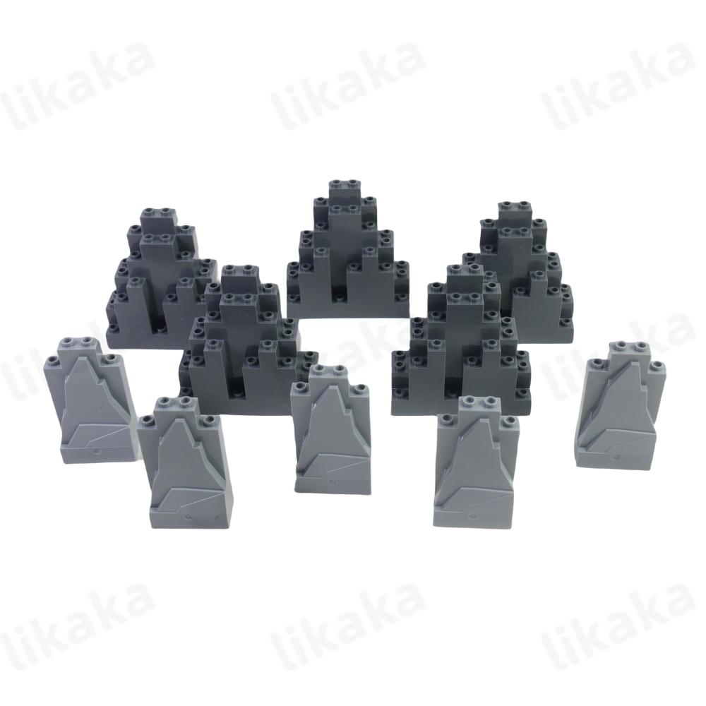 10 шт. Горы Холмы MOC Строительные блоки Игрушки Совместимые Городские аксессуары Модельные блоки DIY Игрушечные детали для детей Мальчиков Подарки