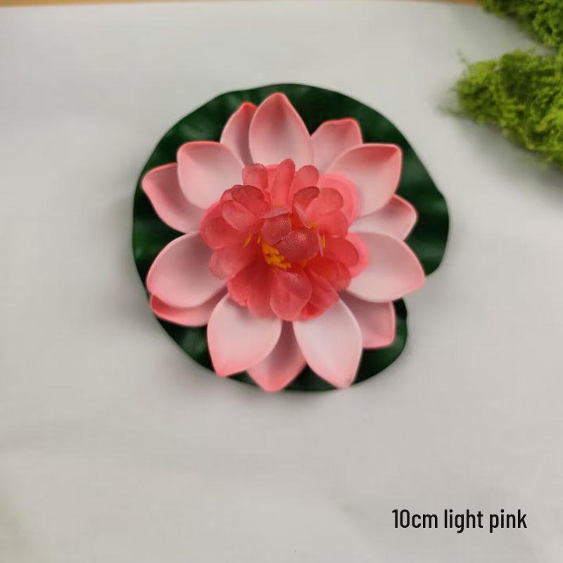 Искусственные листья лотоса в виде кувшинки для декора бассейнов и буддийских подношений