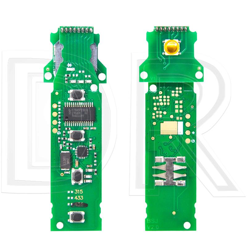 Отличный ID49 PCF7945P 315/433/434 МГц Без Бесключевого Доступа/Keyless Go Автомобильный Пульт Ключ Запчасти для DIY Для Porsche Macan Panamera Cayenne