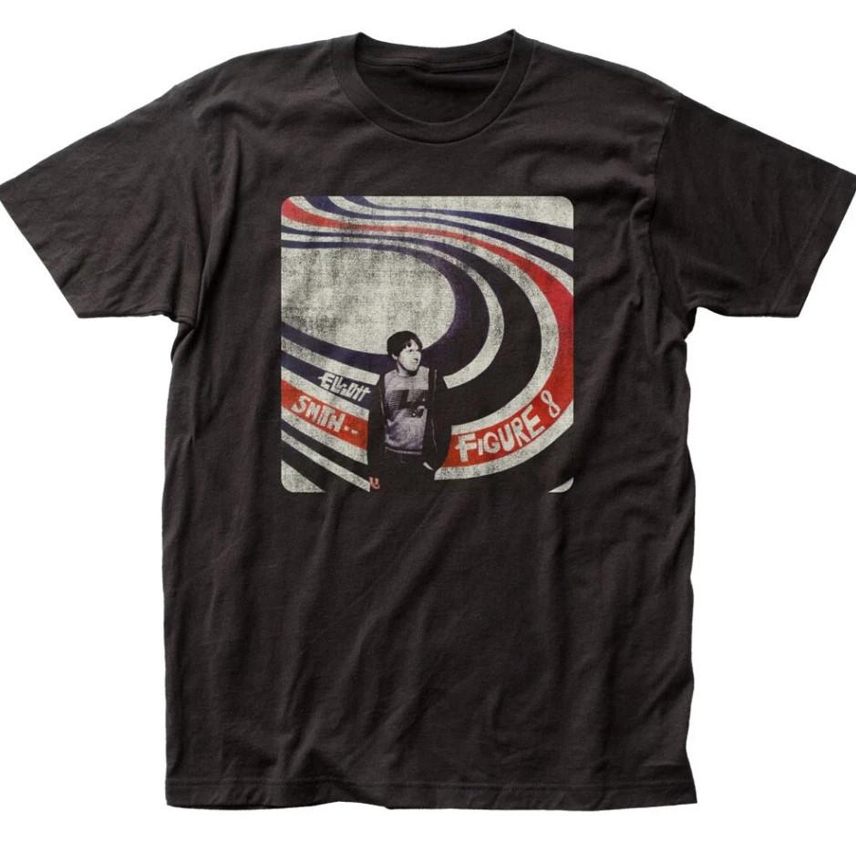 Elliott Smith Figure 8 Rock and Roll T-shirt, size S-5XL Unisex T-Shirt