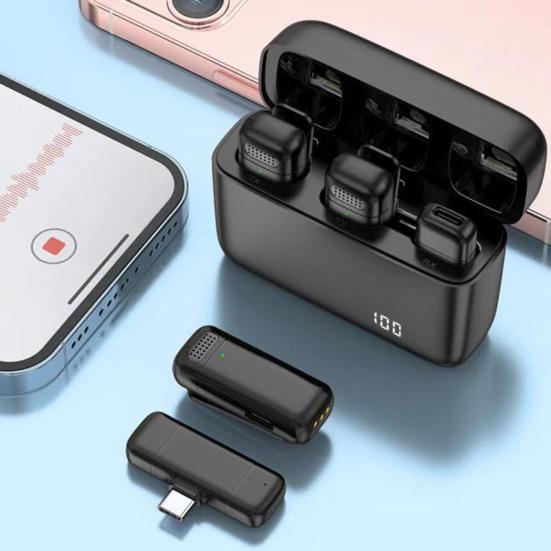 Беспроводной микрофон Yousheng с низкой задержкой, быстрое подключение, шумоподавление, Plug-Play, миниатюрный перезаряжаемый петличный микрофон