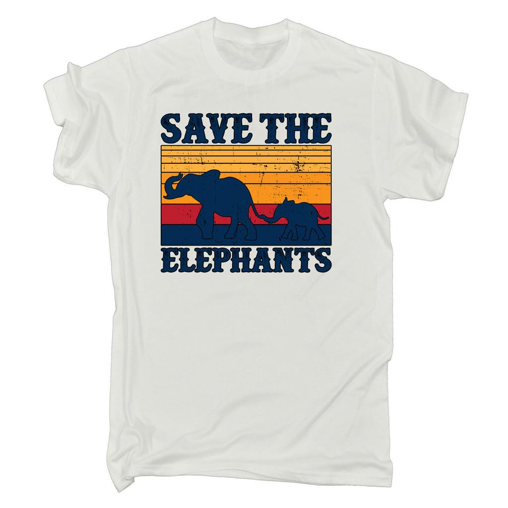 Save The Elephants Animal - Mens Funny T-Shirt Tshirts Tees Tee T Shirt Shirts
