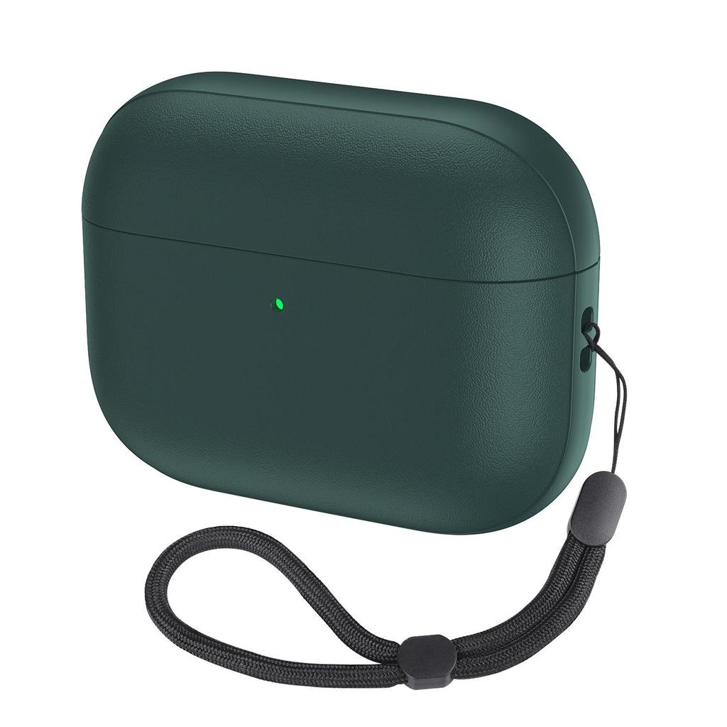 Мягкий защитный чехол для AirPods Pro 3/4 с ремешком для наушников Apple