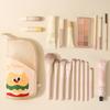 Waterproof Stand Cosmetic Bag Folding Design Makeup Brush Holder  Daily Makeup Organizer