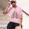 2026 New Model Merry Fishunisex Christmas Tree Tshirt Funny A Christmas Tree Made Of Fish Graphic Printed Tshirt Unisex Fishing Enthu