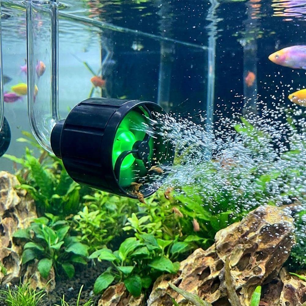 Glowing Aquarium Flow Fan Plastic Rotating Wave Nozzle Fish Tank Wave Maker Saltwater Tank