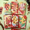 6pcs Chinese Style 2025 Snake Year Red Envelopes Traditional Money Packet  Wedding Birthday