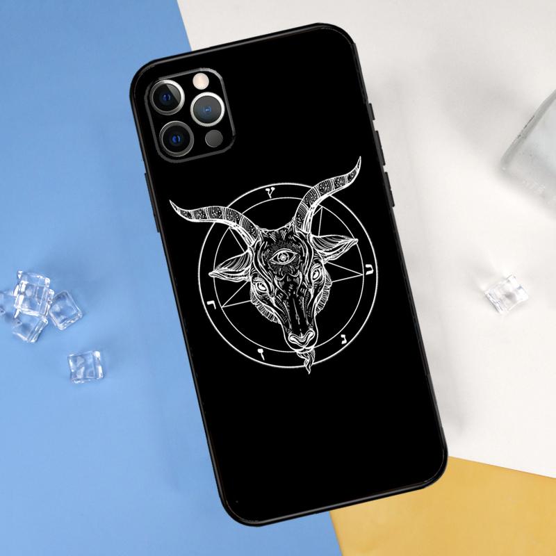 Чехол для телефона Готическая Ведьма Сатана для iPhone 16 15 13 11 12 14 Pro Max Mini X XR XS Max Plus Мягкий чехол