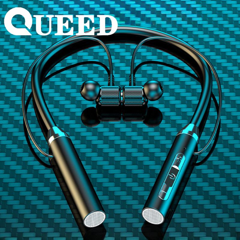 Bluetooth Wireless Headset Hanging Neck Sports Binaural In-ear Neck Hanging Type Super Long Standby Life