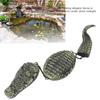 Simulated Floating Crocodile Decoy 3 Segment Plastic Multifunctional Floating  Sculpture Fade Proof for Garden Pool