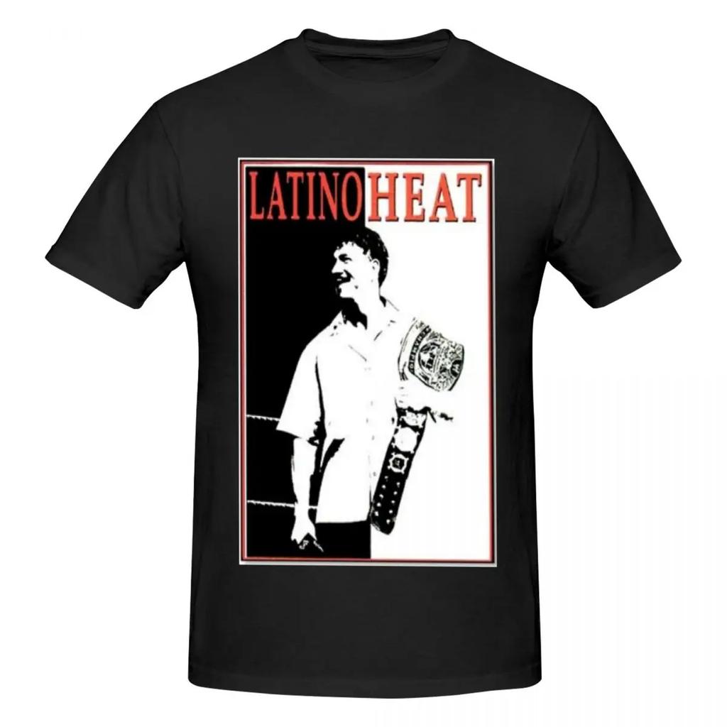 LATINO HEAT Музыкальная футболка Мужские хлопковые топы Смешная футболка с круглым вырезом и коротким рукавом 42842