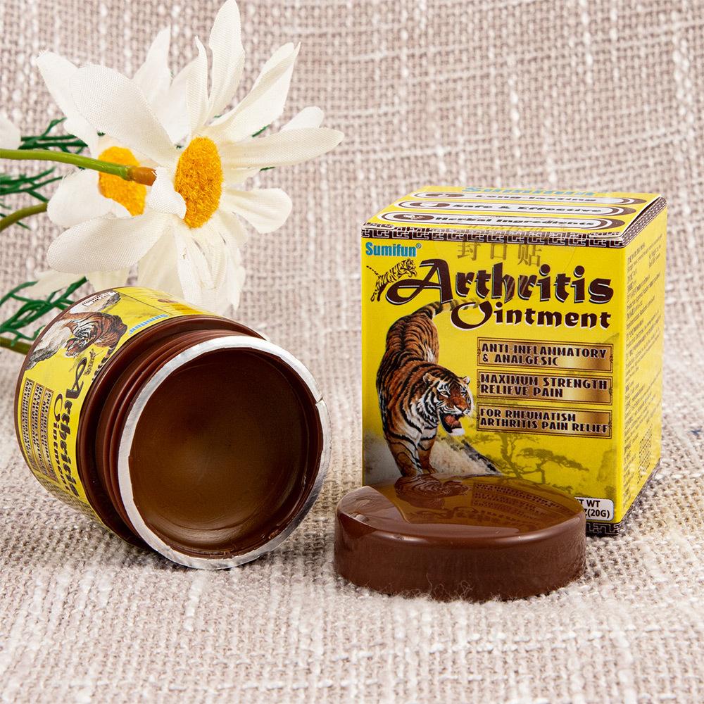 Мазь Sumifun, крем для суставов, 20 г, мазь для облегчения боли в плечах, шее, талии и ногах, тигровый бальзам