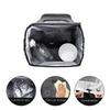 Portable Car Trash Can Foldable Storage Box-Multifunctional Vehicle Organizer Car Waste Bin Compact Storage Bin for Car Interior