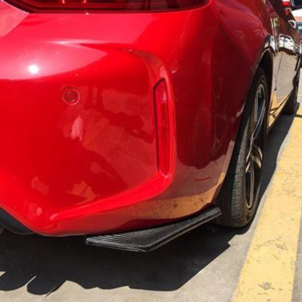 Universal Car Front Rear Bumper Strip Lip Spoiler Diffuser Splitter Scratch Protector Carbon Fiber Winglets Side Skirt Extension