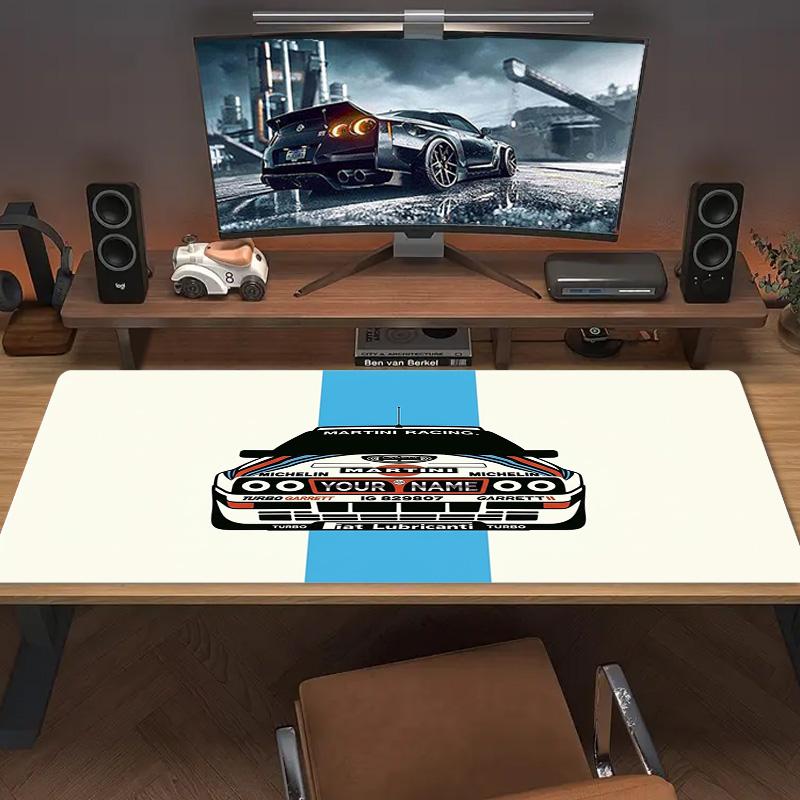 Martini Custom Name Large Size Mouse Pad Large Gaming Table Cushion Nonslip Laptop Tablet Big Mousepad Xxl Mat Mini Pc Playmat With Lock Edge Custom N