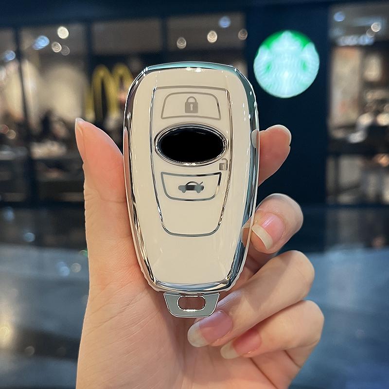 TPU Car Key Case Cover Shell Protector Fob For Subaru BRZ SV XV Forester Outback Legacy Crosstrek Impreza WRX Wrx Levorg
