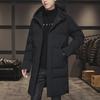 Men's Mid-Length Down Cotton Jacket - Thick, Warm, Plus Size, Winter Casual Coat