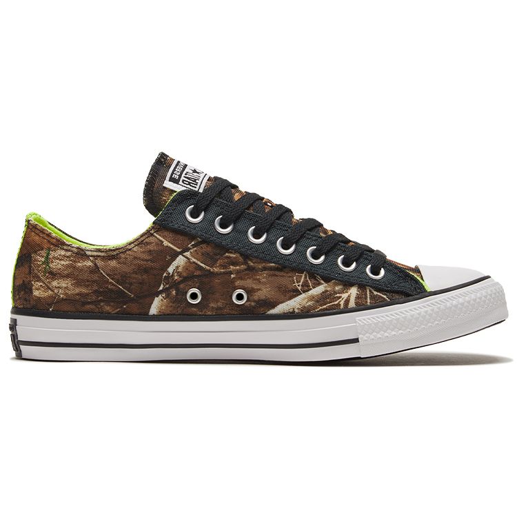 Converse Chuck Taylor All Star Удобные низкие кеды из парусины Унисекс Коричневые 169683C