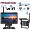 Автомобильная беспроводная камера заднего вида, 7 дюймов, HD TFT ЖК-дисплей, резервная камера заднего вида, монитор для грузовиков, автобусов, прицепов, экскаваторов