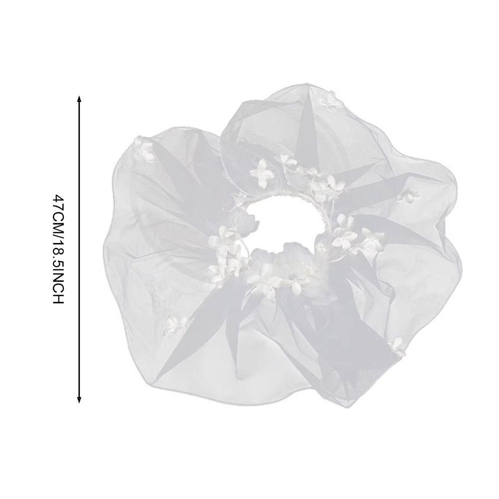 Роскошная цветочная свадебная фата, романтическая тюль, свадебная шляпа, ретро-цветы, свадебная фата, аксессуары для невесты